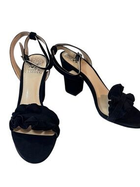 Vince Camuto Vinta Block Heel Sandals Womens Size 7.5 New Heel Height 3.5”